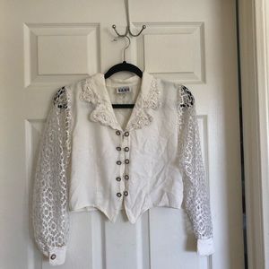 VINTAGE BEADED TOP